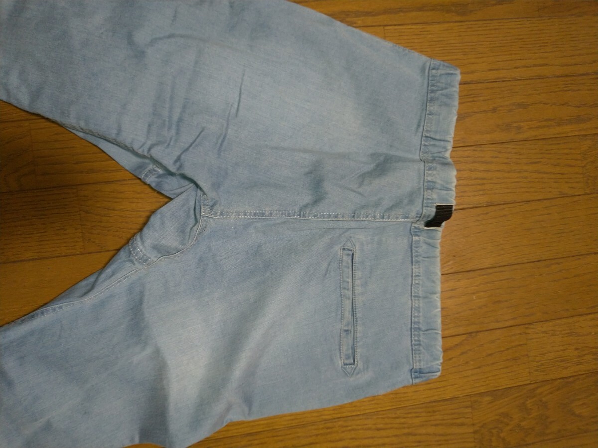 coen コーエン 　c.mountaineering刺繍 クライミング デニムパンツ ボトムス Sz.S メンズ 　ストレッチデニム 立體裁斷　USED加工