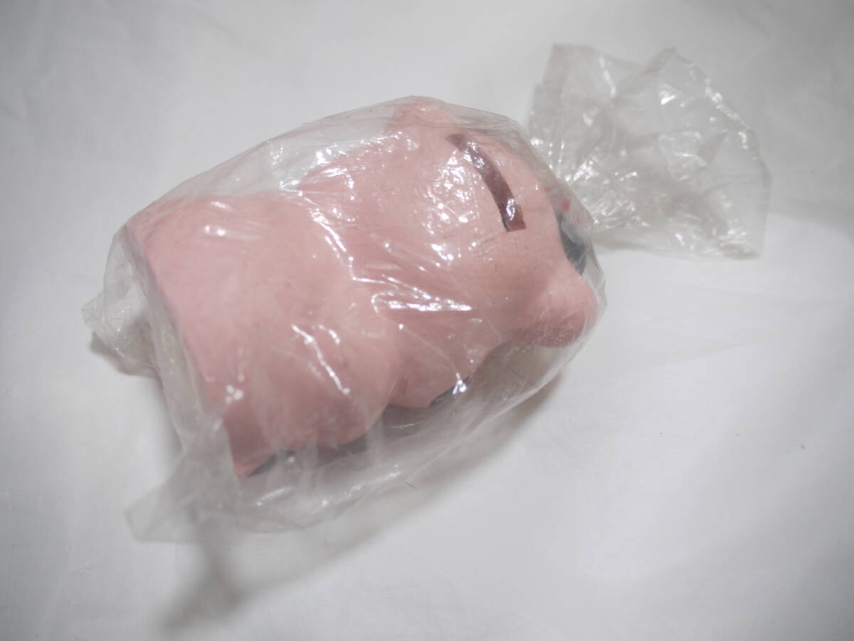 ★未使用 貯金箱 陶器 牛 ウシ ピンク アンティーク レトロ