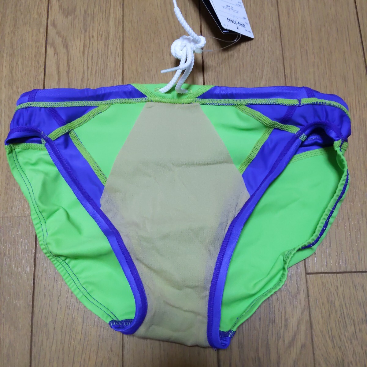 未使用 Vパンツ Oサイズ 85RQ-33400 ライムグリーン×パープル 競 未使用 Vパンツ Oサイズ 85RQ-33400 ライムグリーン×パープル 競