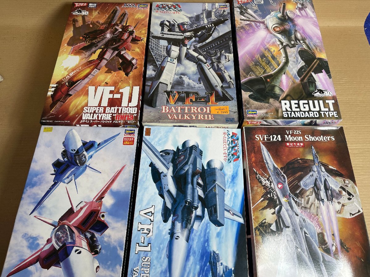 プラモデル 接着剤無 未組立 箱ダメージ有 ハセガワ 1/72 超時空要塞マクロス　6点セット