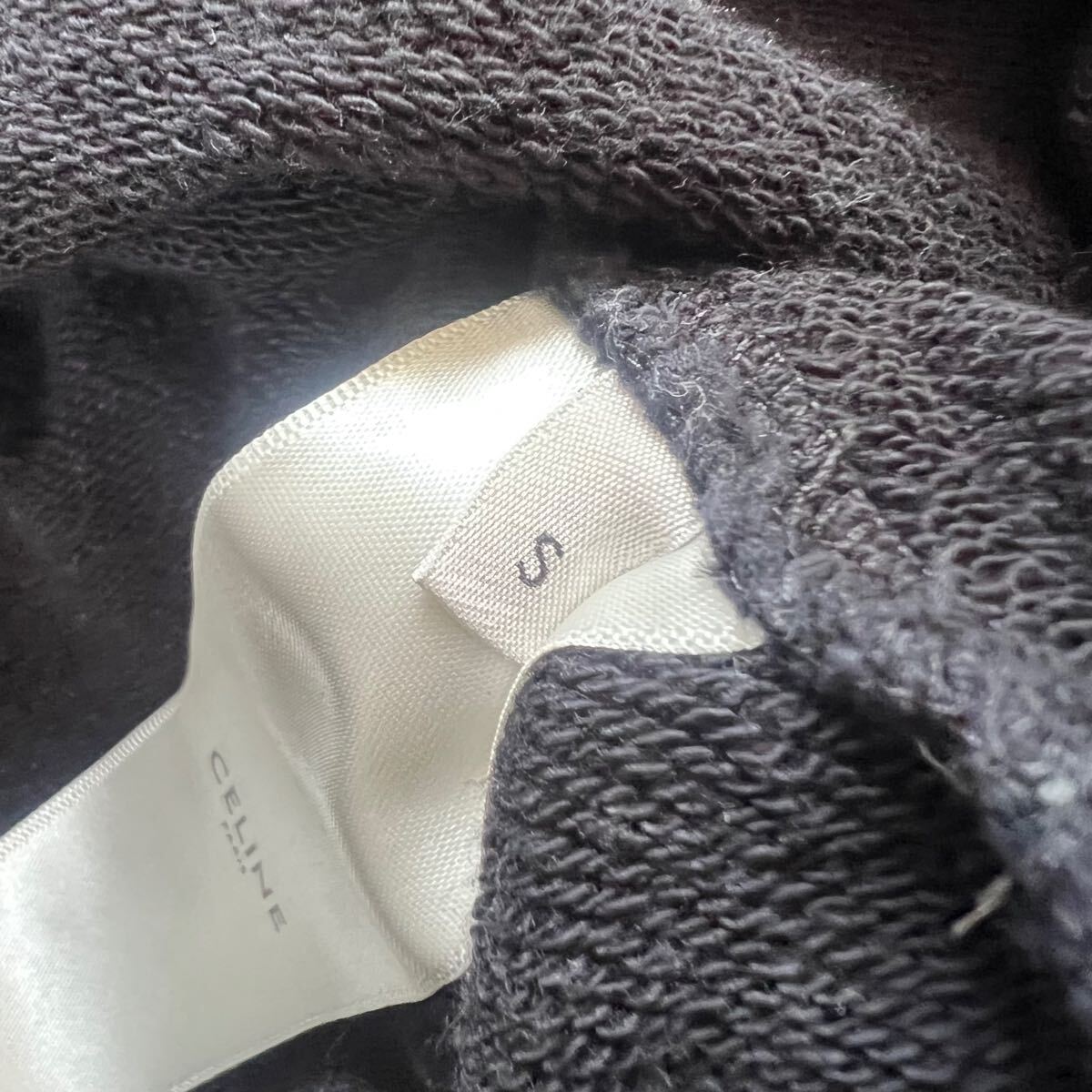 celine セリーヌ ルーズフーディ パーカー メンズ ブラック 黒 celine セリーヌ ルーズフーディ パーカー メンズ ブラック 黒