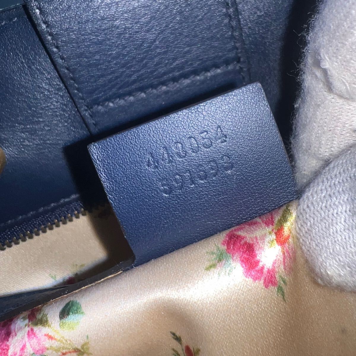 GUCCI グッチ 2way デニム GGマーモント ハンドバッグ GUCCI グッチ 2way デニム GGマーモント ハンドバッグ