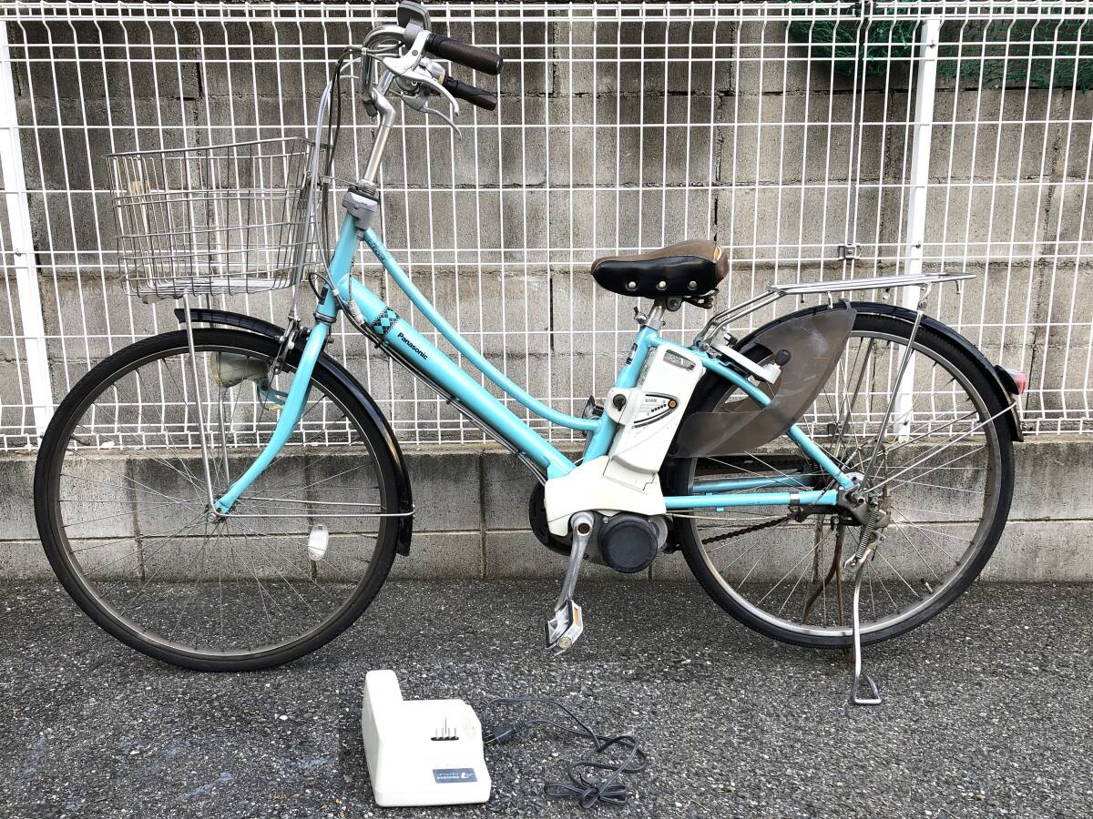 Panasonic パナソニック　電動アシスト自転車 26インチ　バッテリー付/充電器付/カギ付　※現車確認可・直接手渡し可 or SSX営業所留め発送