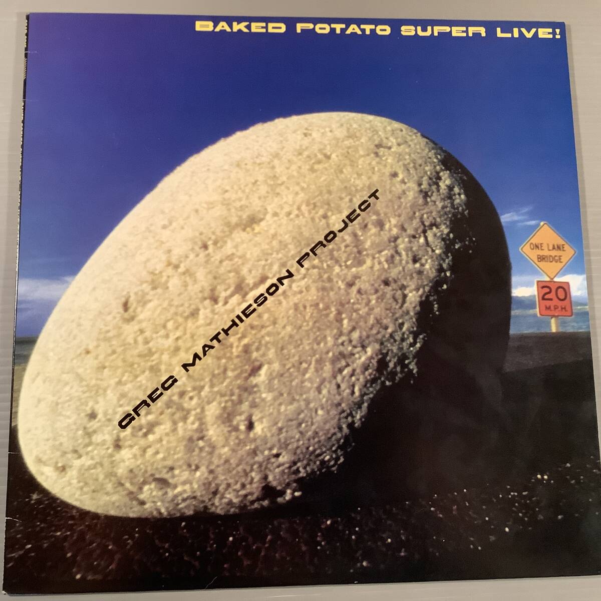 LP(日本盤)●グレッグ・マティソン・プロジェクト／ベイグド・ポテト・スーパー・ライヴ！●美品！