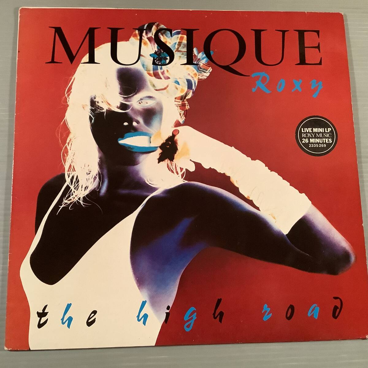 LP(ドイツ盤?LIVE MINI LP)●ロキシー?ミュージック／THE HIGH ROAD●良好品！