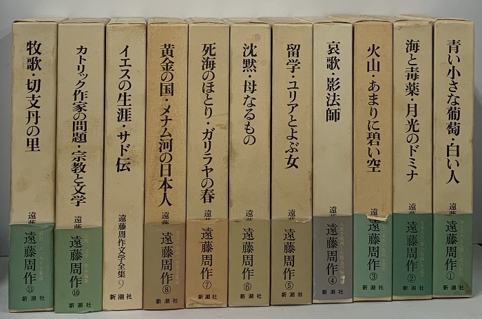 遠藤周作文学全集 全11巻 セット 新潮社 宗教、文学、作家論集 遠藤周作文学全集 全11巻 セット 新潮社 宗教、文学、作家論集