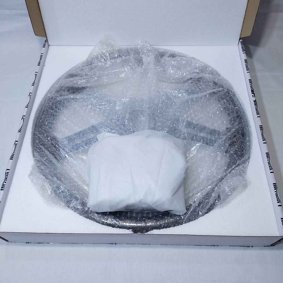 未使用 45cm ウッドステアリングホイール フォーエバーシャープ 未使用 45cm ウッドステアリングホイール フォーエバーシャープ