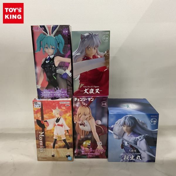 1円〜 未開封 フリュー 犬夜叉 Trio-Try-Figure 殺生丸 チェンソーマン Bi Cite Bunnies パワー 他