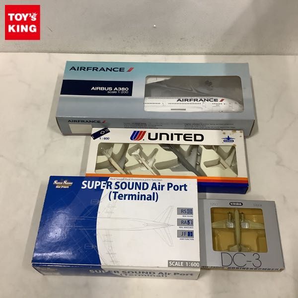 1円〜 SOCATEC 他 1/200 AIRFRANCE AIRBUS A380 イワヤ 1/600 スーパーサウンド Air Port Terminal 等