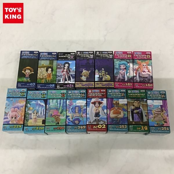 1円〜 未開封含 ONE PIECE ワールドコレクタブルフィギュア vol.27 他 しらほし姫 ビビ ルフィ エース 等