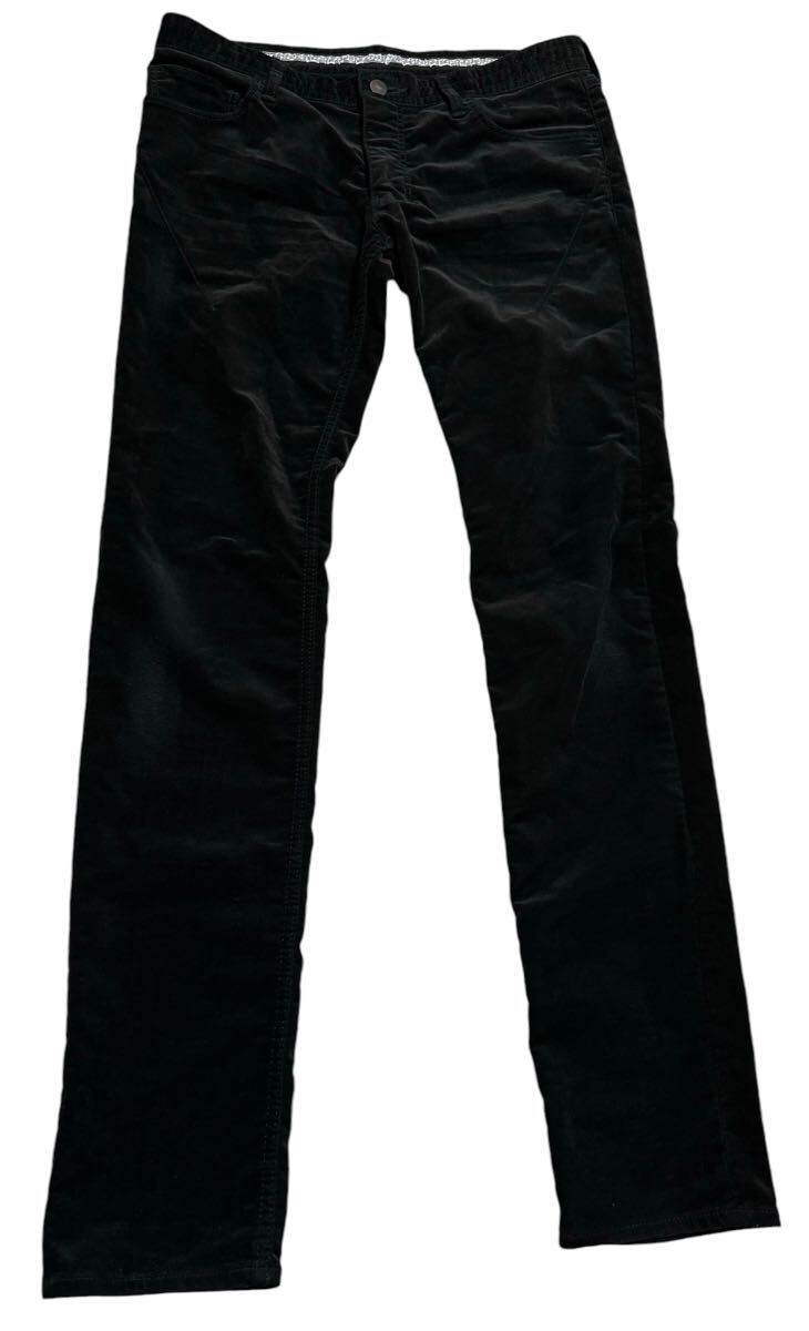 07aw NUMBER (N)INE ナンバーナイン ベルベット パンツ 3x32 