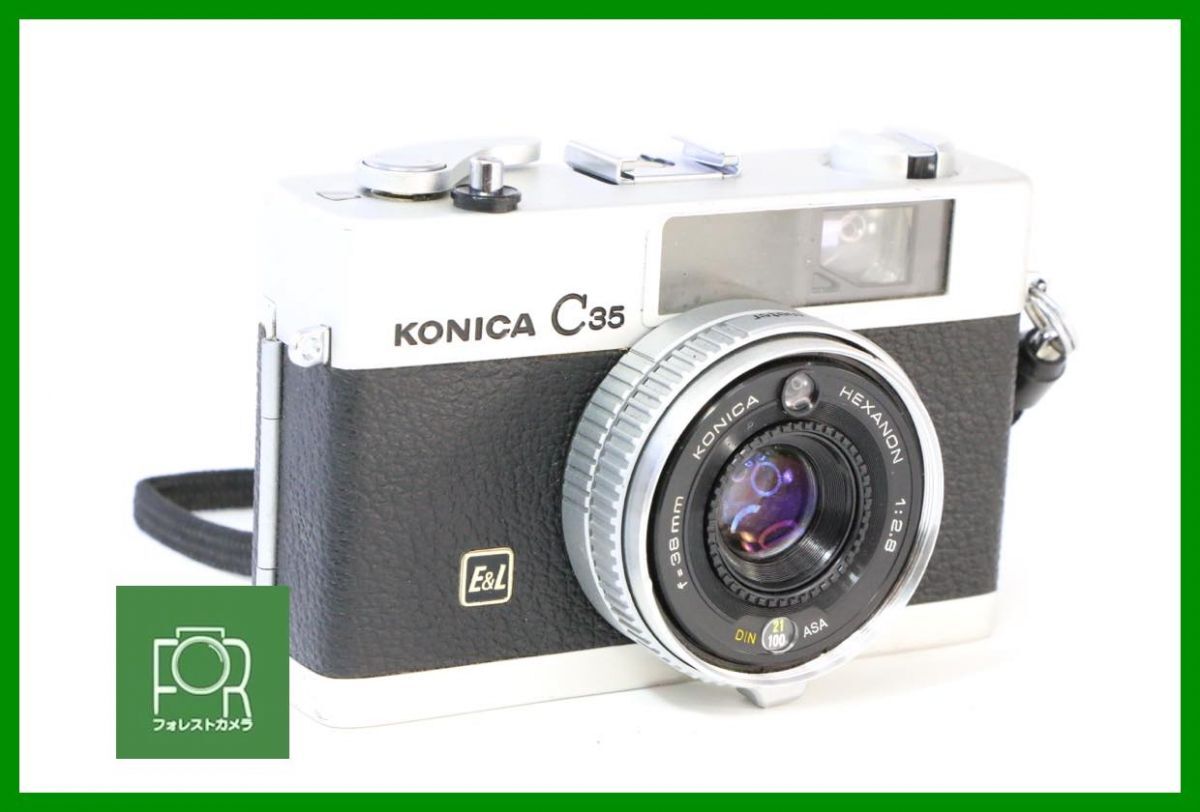 同梱歓迎】実用□コニカ KONICA C35 E&L□□シャッター全速 同梱歓迎】実用□コニカ KONICA C35 E&L□□シャッター全速