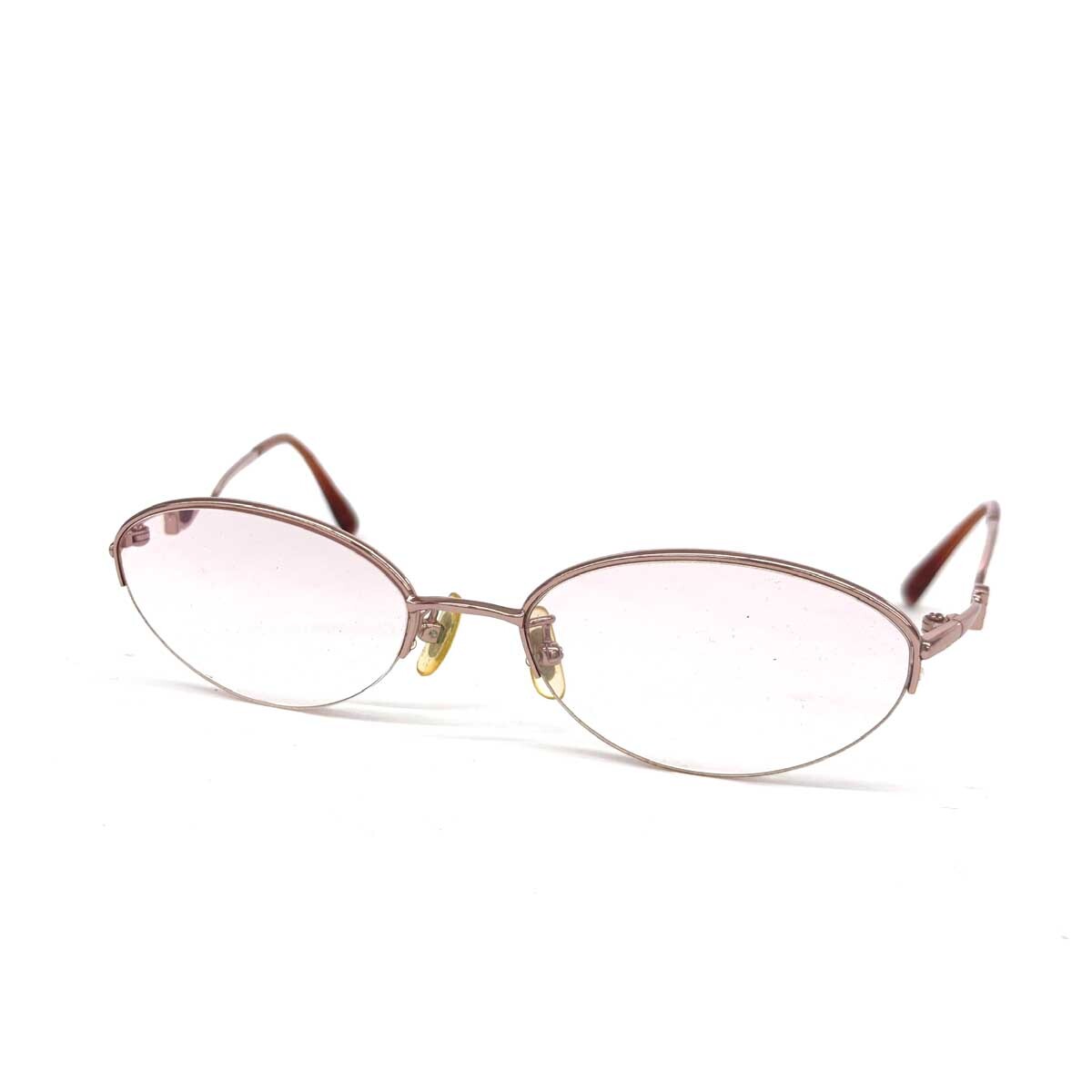 *Salvatore Ferragamo Salvatore Ferragamo glasses *1620T 666 pink oval half rim lady's 50*17 135 glasses clothing accessories 