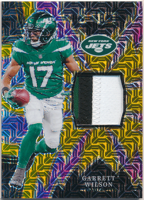 Garrett Wilson 2023 Panini Select RC Rookie Sparks Gold Prizm Patch 10枚限定 ルーキーゴールドプリズムパッチ ギャレット・ウィルソン