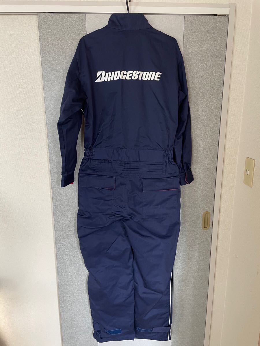 BRIDGESTONE ブリヂストン つなぎ ツナギ 作業着 L 長袖 BRIDGE STONE ブリジストン つなぎ L ツナギ スタッフ用 作業着