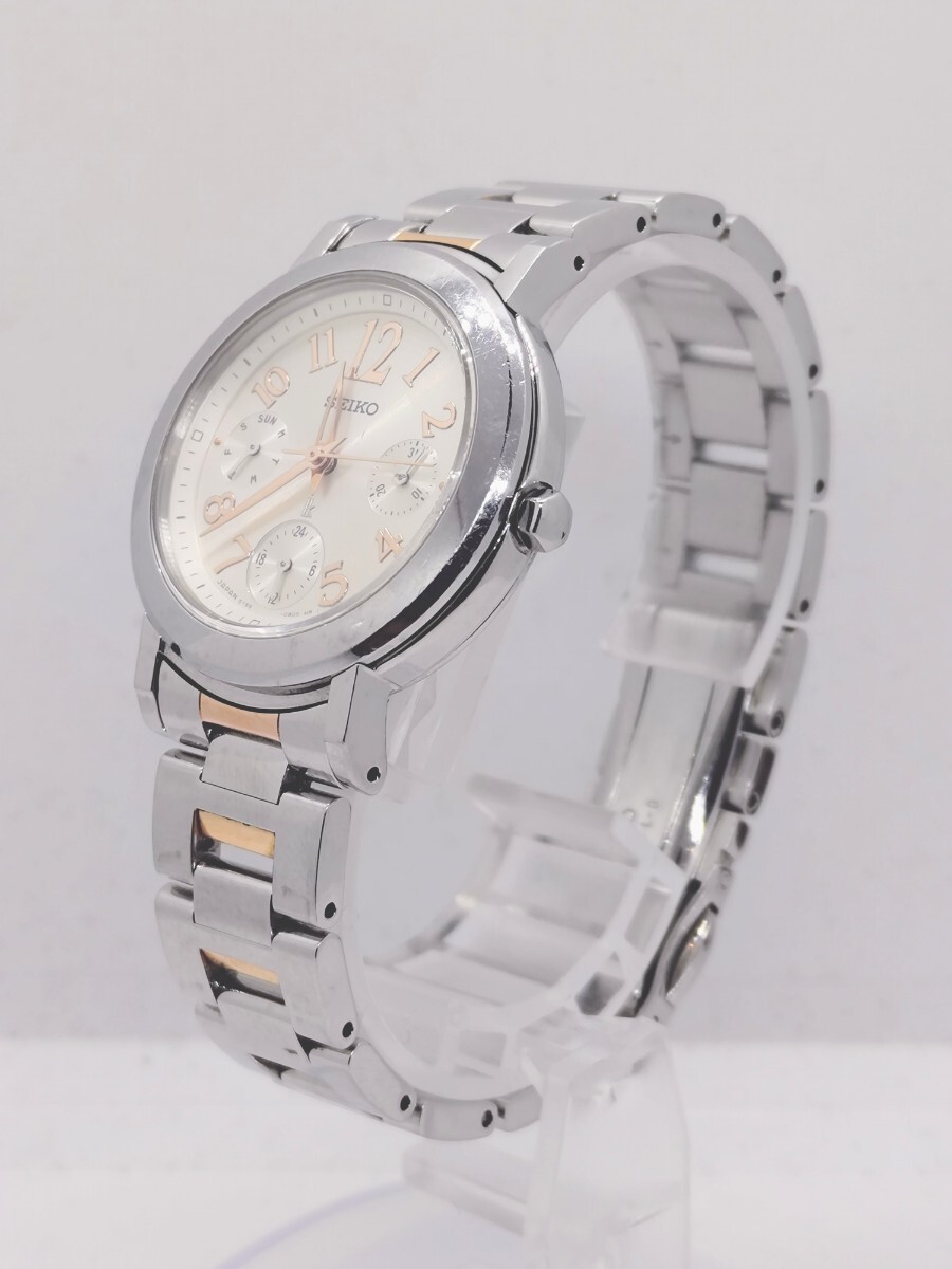 電池交換済】SEIKO セイコー LUKIA ルキア 5Y89-0AR0 デイデイト 電池交換済】SEIKO セイコー LUKIA ルキア 5Y89-0AR0 デイデイト