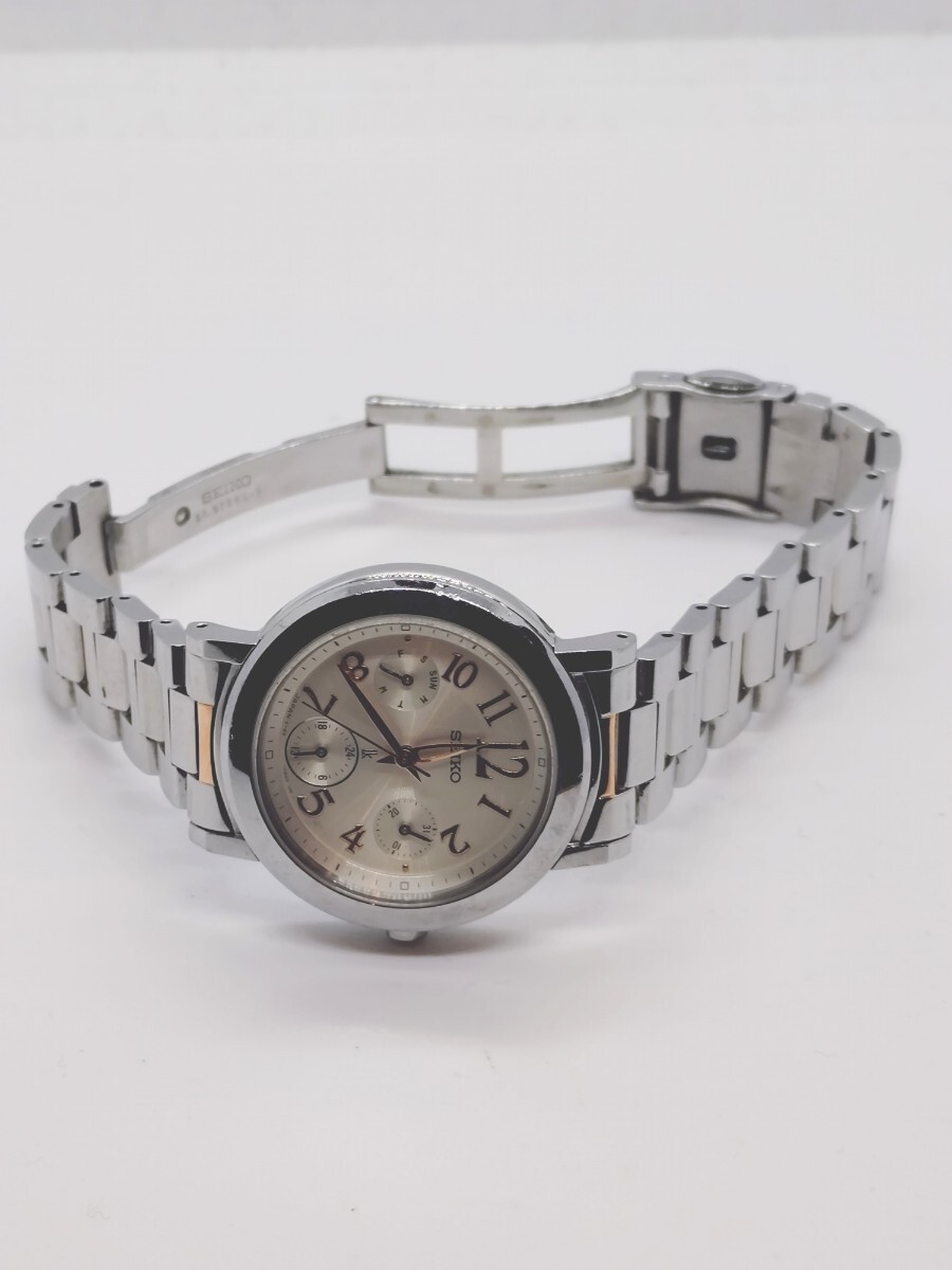 電池交換済】SEIKO セイコー LUKIA ルキア 5Y89-0AR0 デイデイト 電池交換済】SEIKO セイコー LUKIA ルキア 5Y89-0AR0 デイデイト
