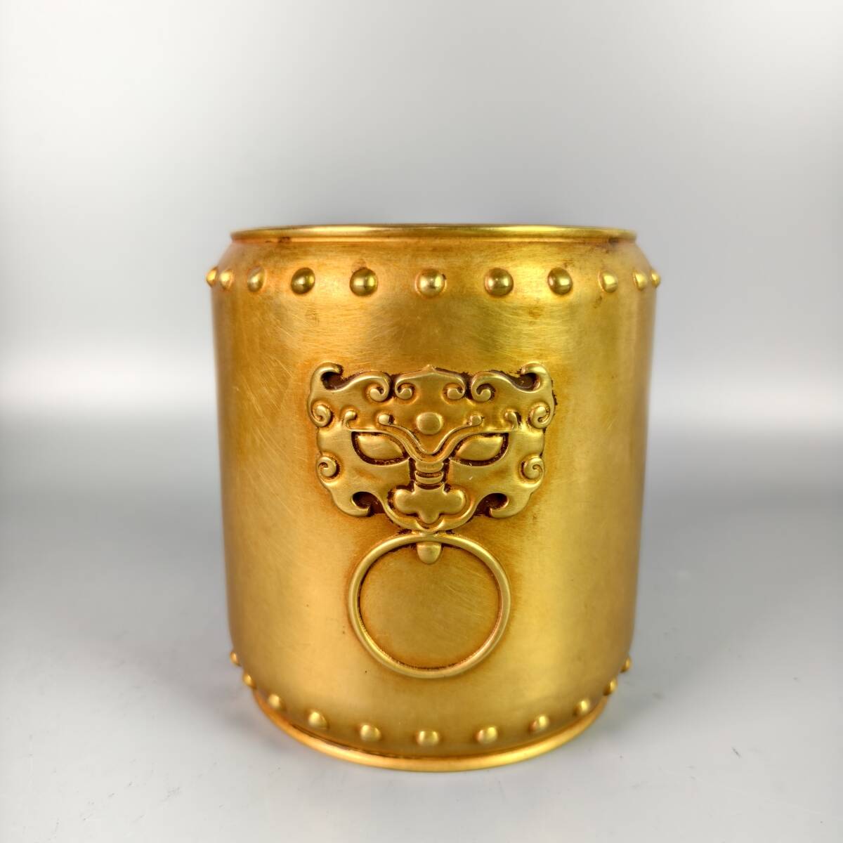 漢代・館蔵珍品・青銅器彫・流金・牛尊一対・置物』極細工・東洋 漢代・館蔵珍品・青銅器彫・流金・牛尊一対・置物』極細工・東洋