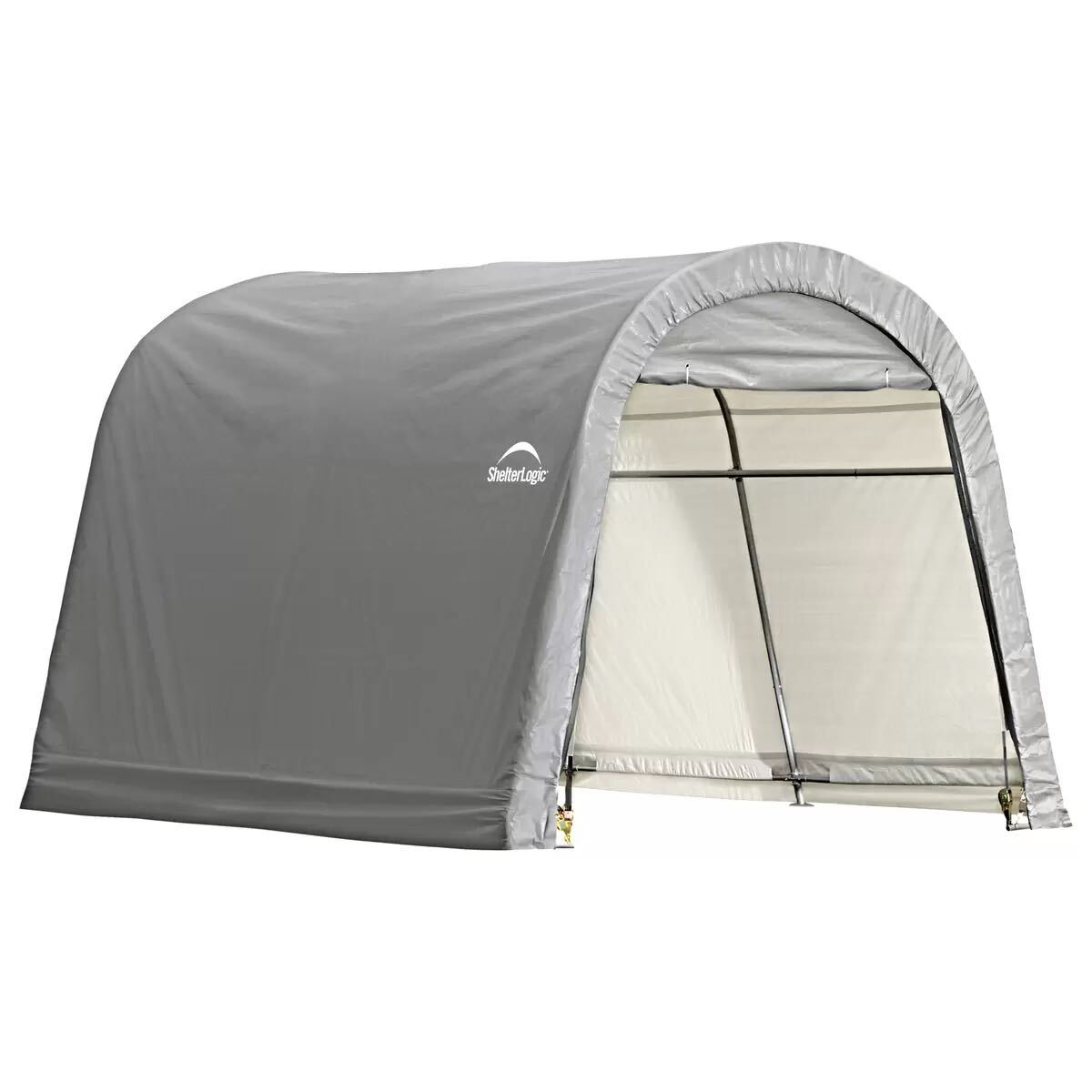 ShelterLogic シェルターロジック 屋外 収納 物　3x3x2.6m 防水 ガーデニング 収納 ガレージ 物置き 屋根 車庫 自転車　駐輪