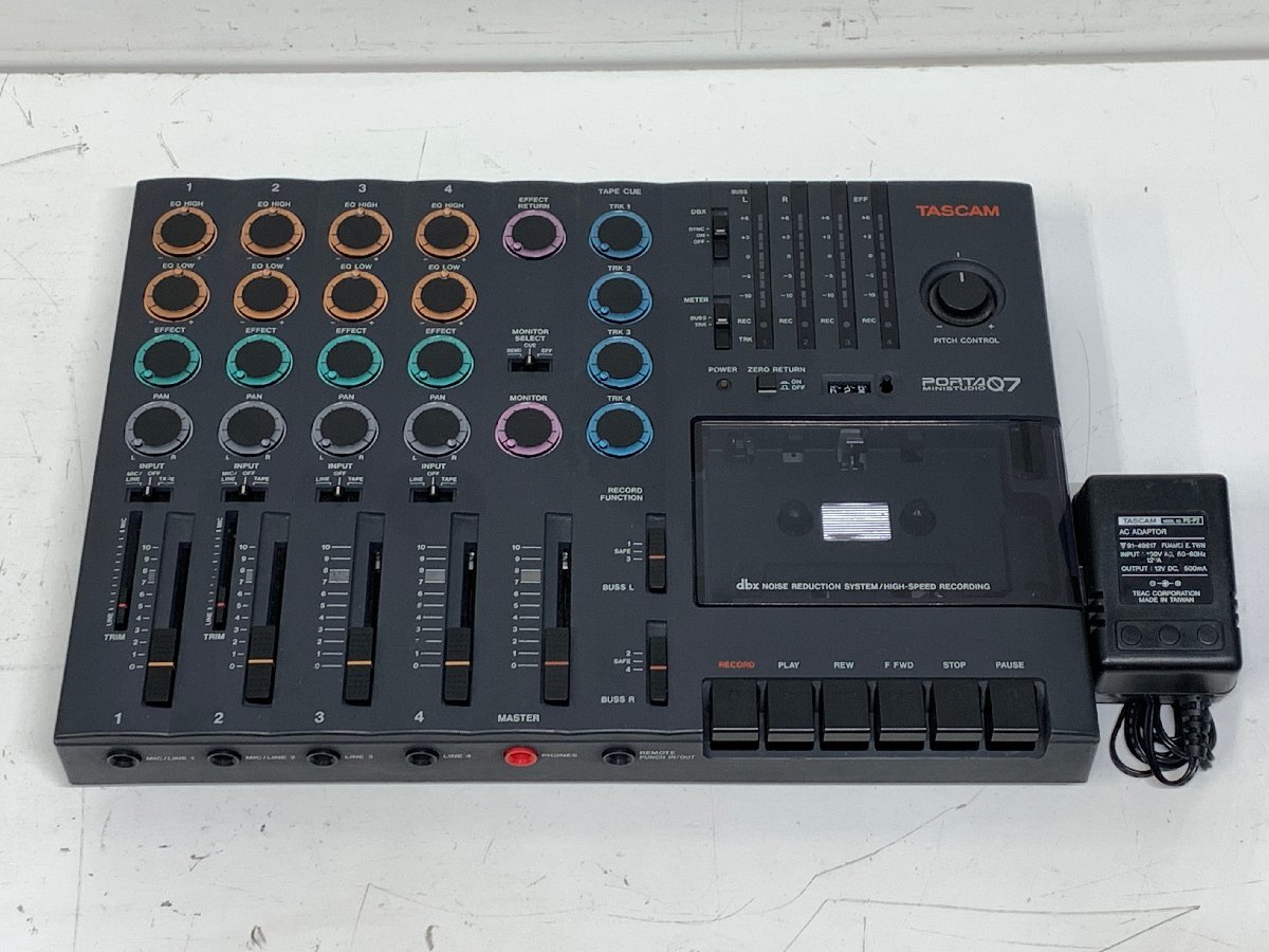 TASCAM PORTA07 カセットMTR タスカム Yahoo!オークション - TASCAM PORTA 07<簡易動作確認済み>AC