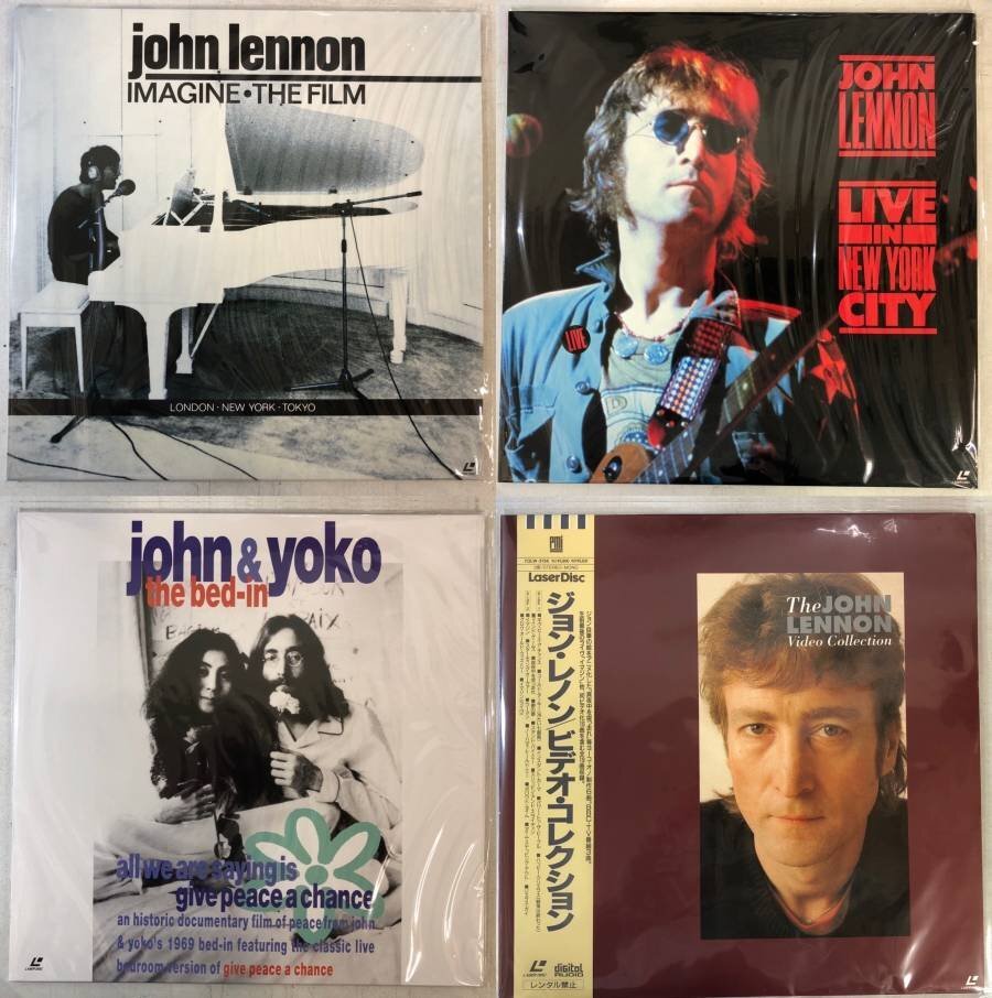 ジョンレノンとポールマッカートニー　レーザーディスク3枚 ジョンレノンとポールマッカートニーレーザーディスク3枚