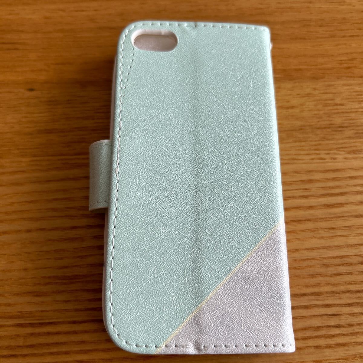 【未使用品】　iPhone SE ケース iPhone 5S ケース iPhone5 ケース　アイフォンSE 5S　5ケース ストラップ付き グリーンNo.3148_画像5