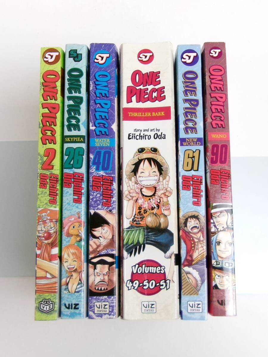 英語/洋書】8巻分 6冊セット ワンピース 尾田栄一郎 ONE PIECE 英語/洋書】8巻分 6冊セット ワンピース 尾田栄一郎 ONE PIECE