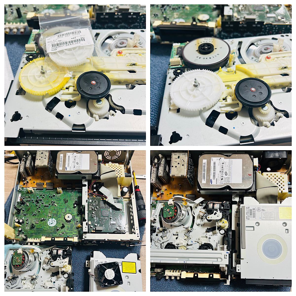 SONY スゴ録 RDR-VH83 VHS複合HDDレコーダー VHSギア新品交換 SONY スゴ録 RDR-VH83 VHS複合HDDレコーダー VHSギア新品交換