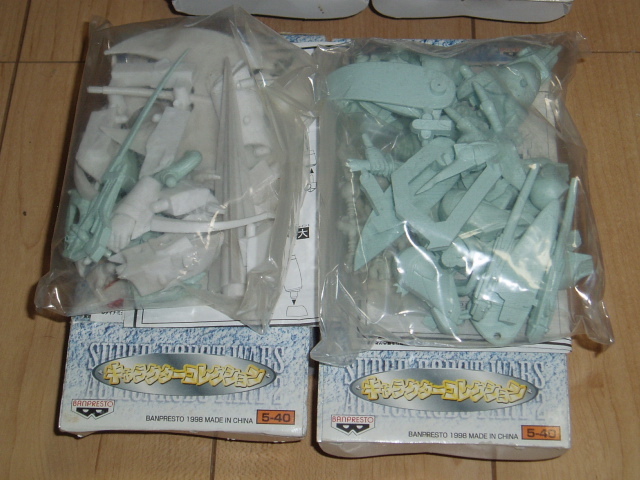 バンプレスト:スーパーロボット大戦アクションロボ Part2:ビルバイン＋武器セット：３種：內(nèi)袋開封品（出品事項要確認(rèn)：発送方法相談可）　