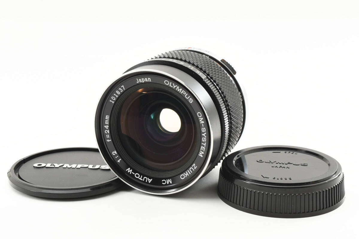 【良品】OLYMPUS オリンパス OM-SYSTEM ZUIKO MC AUTO-W 24mm F/2 広角レンズ #TN78 オリンパス