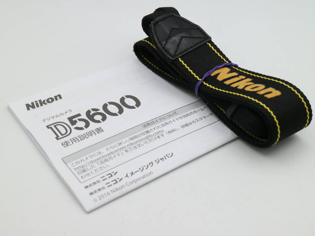 L1438 Nikon D5600 取扱説明書&純正カメラストラップ デジタル L1438 Nikon D5600 取扱説明書&純正カメラストラップ デジタル