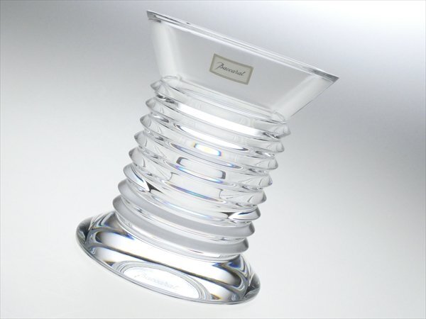 n138 Baccarat バカラ クリスタル ラランド ベース 花瓶 飾壷