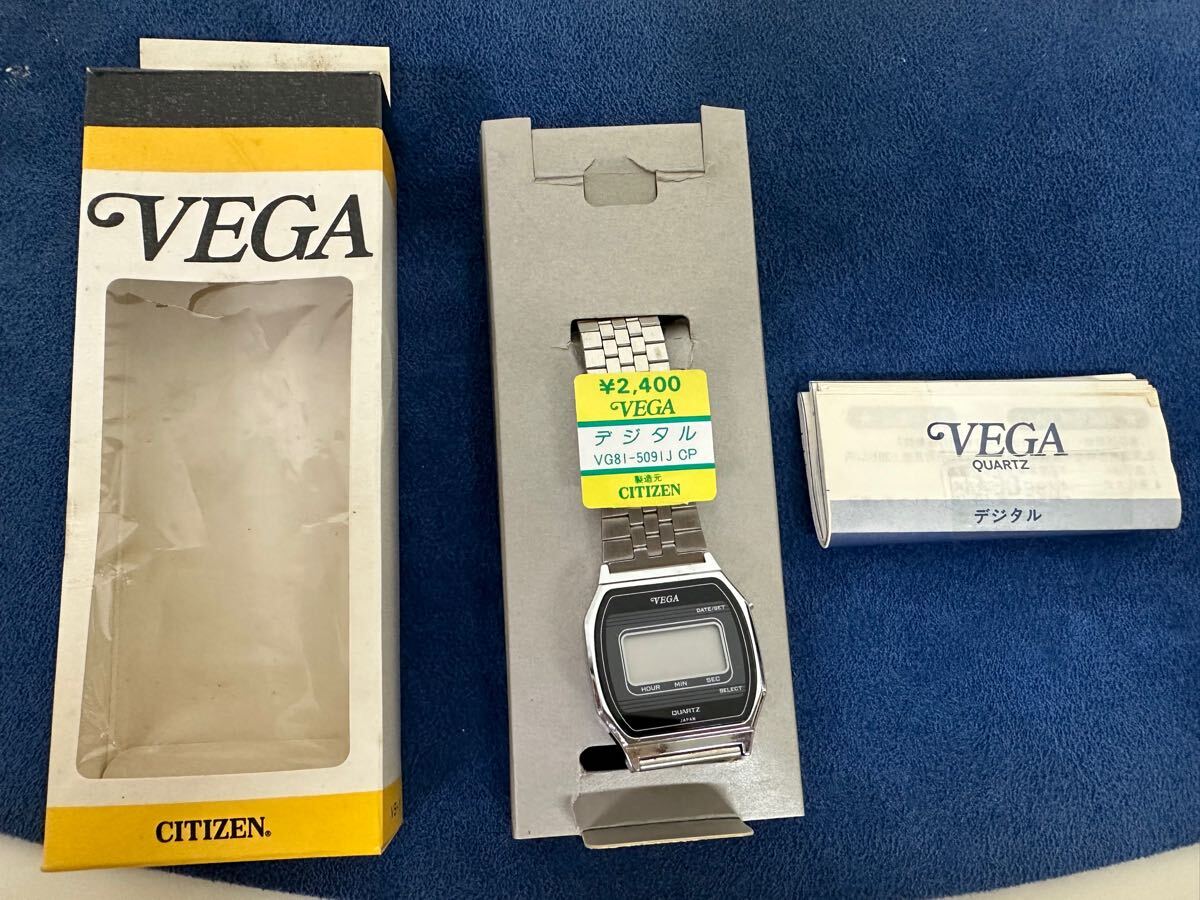 美品 シチズン 腕時計 VEGA ベガ クオーツ デジタル PA40 美品 シチズン 腕時計 VEGA ベガ クオーツ デジタル PA40