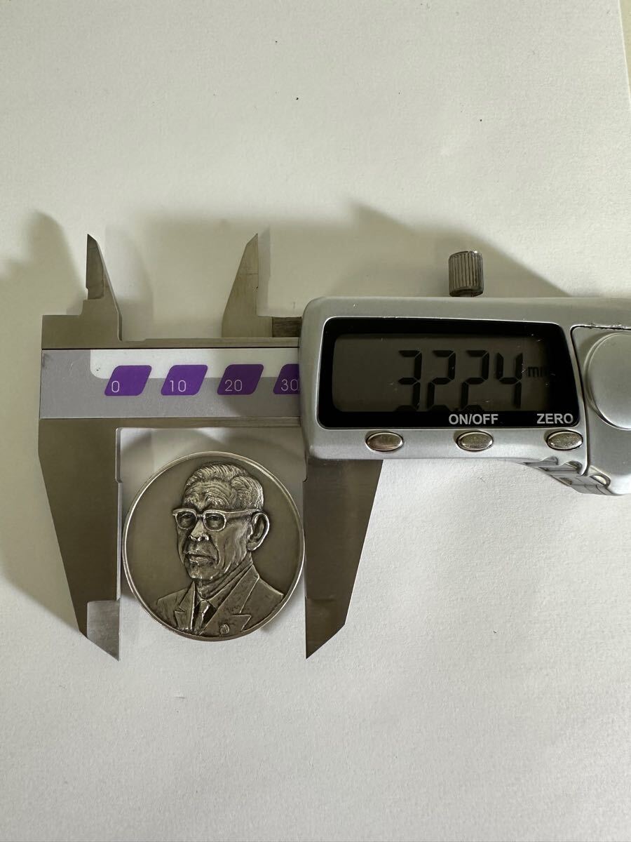 美品 松下電器産業 創業50周年 記念メダル 造幣局製 純銀 約16g