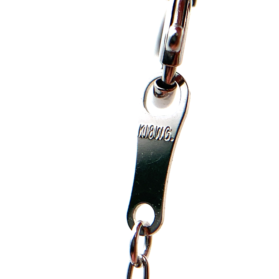  アレキサンドライト 2.13ct ダイヤモンド ネックレス ペンダントトップ ホワイトゴールド K18WG 45cm 12.9g
