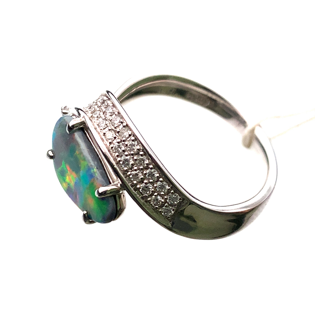  новый товар 0.87ct black opal бриллиант te The Yinling g платина Pt900 13 номер 5.68g