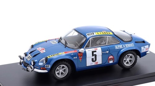 Altaya　1/24　アルピーヌルノー・A110 1800　#5　J-L．テリエ　1973 ラリー ポルトガル優勝