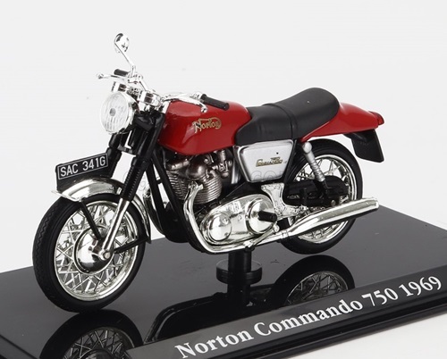 Altaya　1/24　ノートン・コマンド 750　red　1969