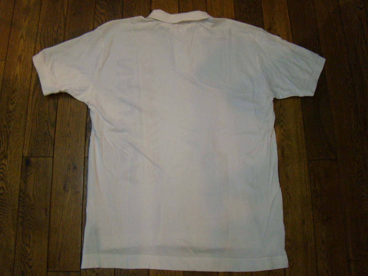 美品 90s USA製 NAUTICA COMPETITION 半袖 ポロシャツ M ホワイト ノーティカ_画像6