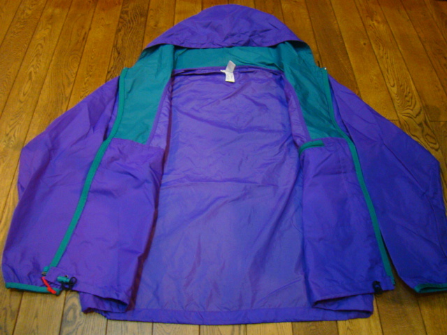  beautiful goods 90s SIERRA DESIGNS nylon jacket XL purple green full Zip Parker sierra design 