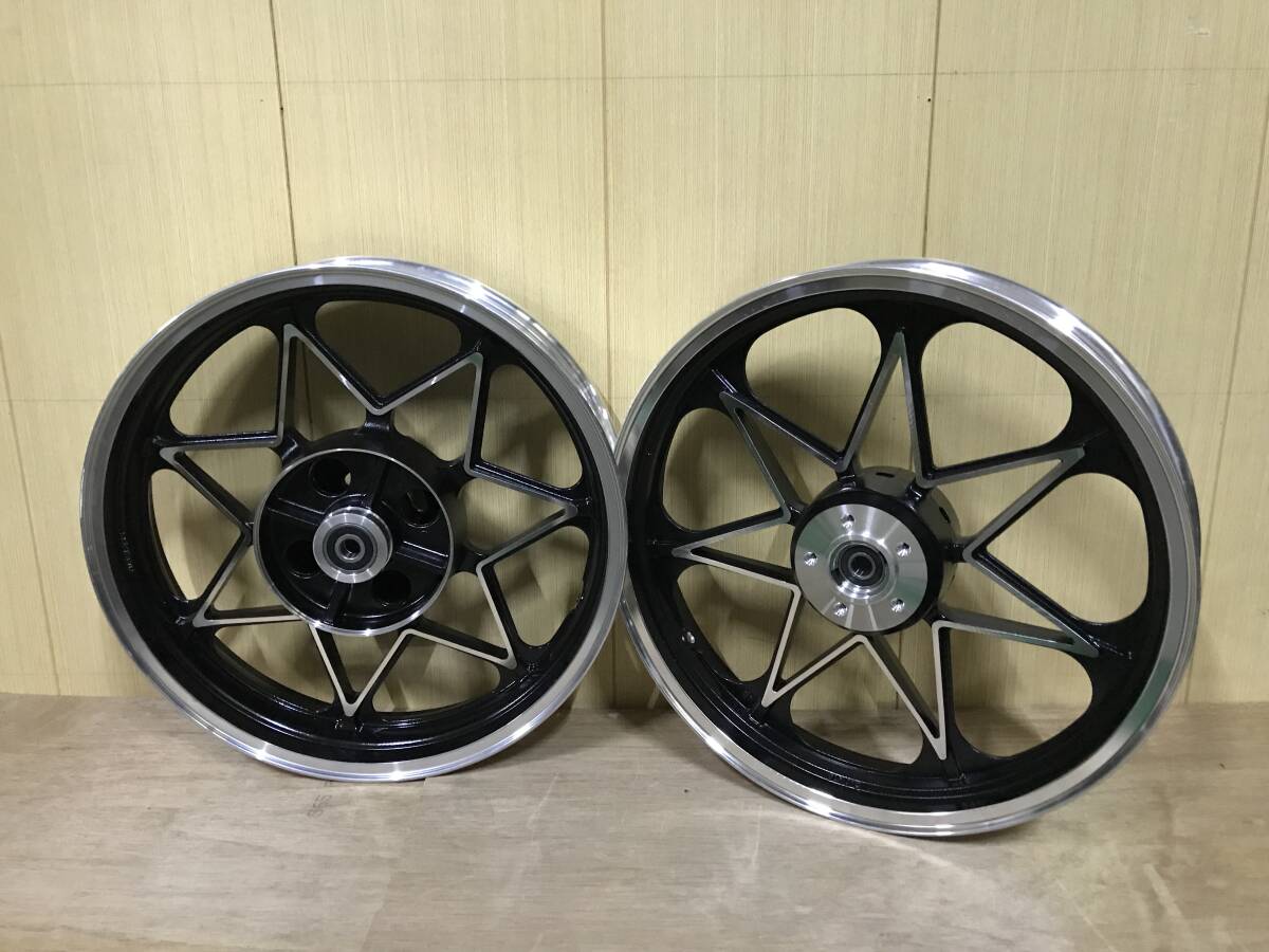 ZRX400 キャストホイール ブラック 黒 のさ 前後18インチ ZRX400 キャストホイール ブラック 黒 のさ 前後18インチ
