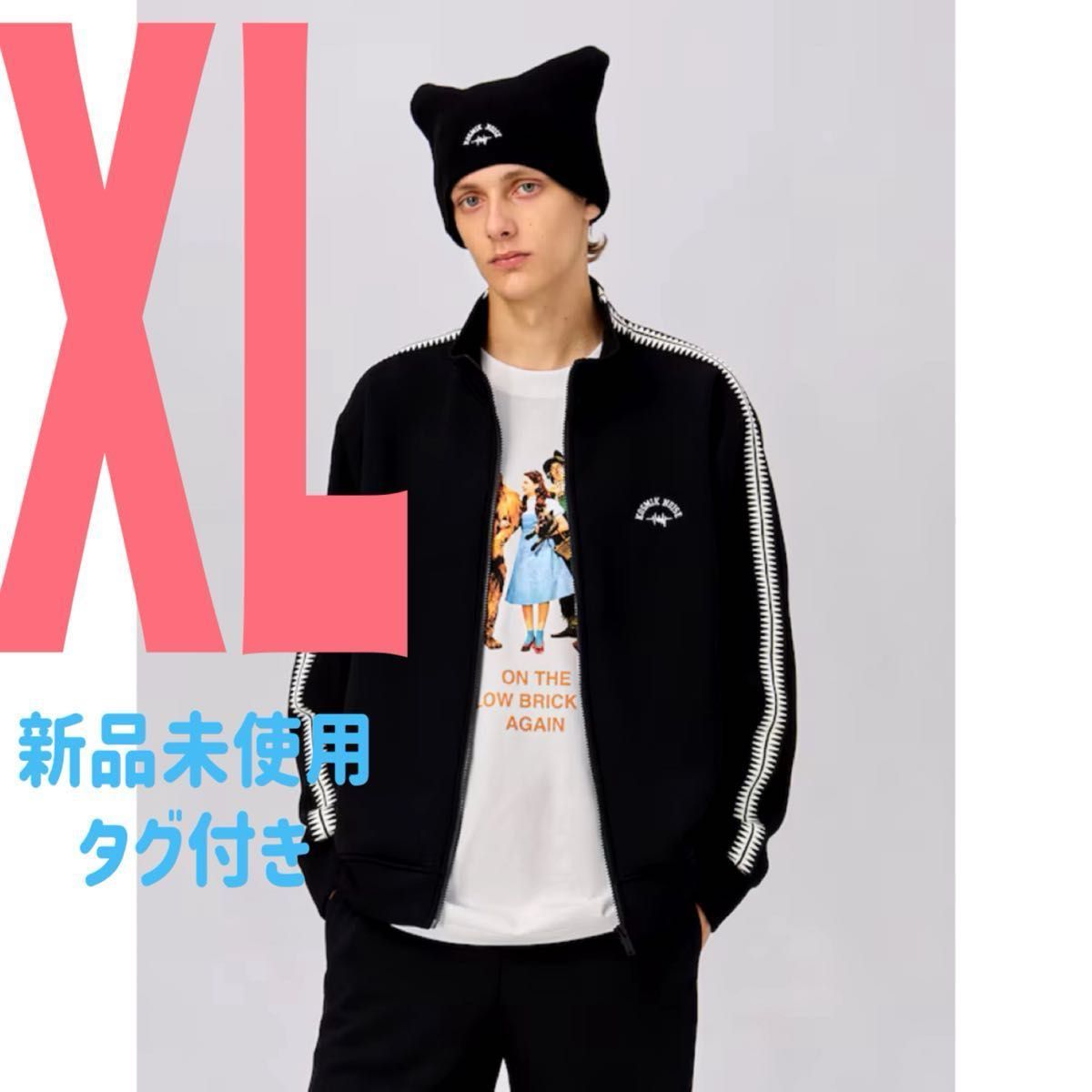 新品】GUアンダーカバー UNDERCOVER トラックジャケットブラック 新品】GUアンダーカバー UNDERCOVER トラックジャケットブラック