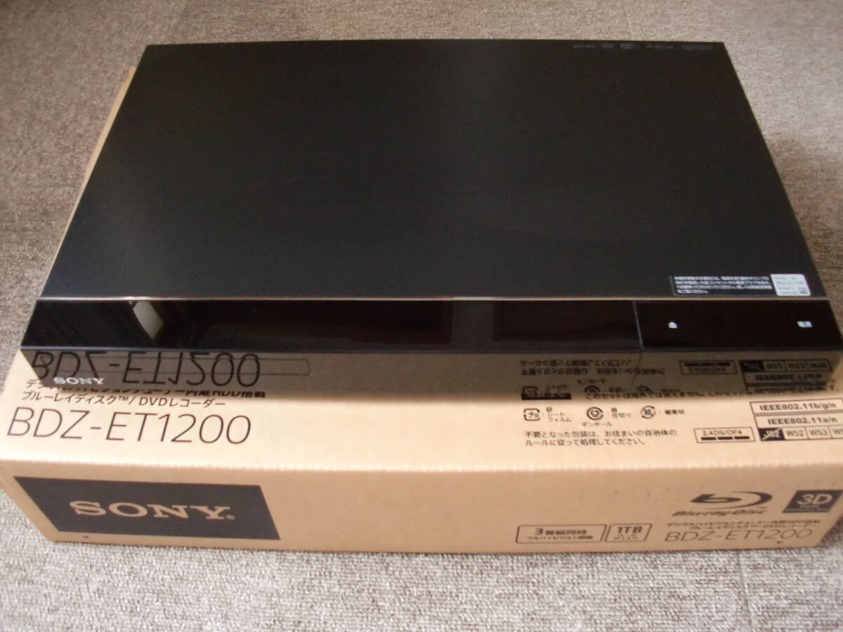 SONY BDZ-ET1200 ブルーレイレコーダー ジャンク ジャンク品】SONY ブルーレイレコーダー BDZ-ET1200