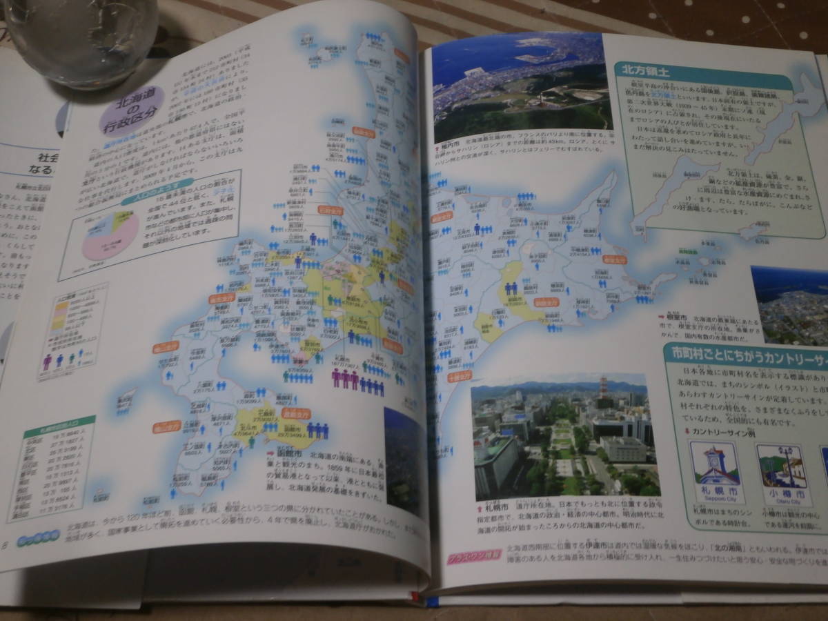地理　旧版　2007年版　都道府県別日本の地理データマップ〈2〉「北海道・東北地方」　2008年第5刷　SJ12_画像3