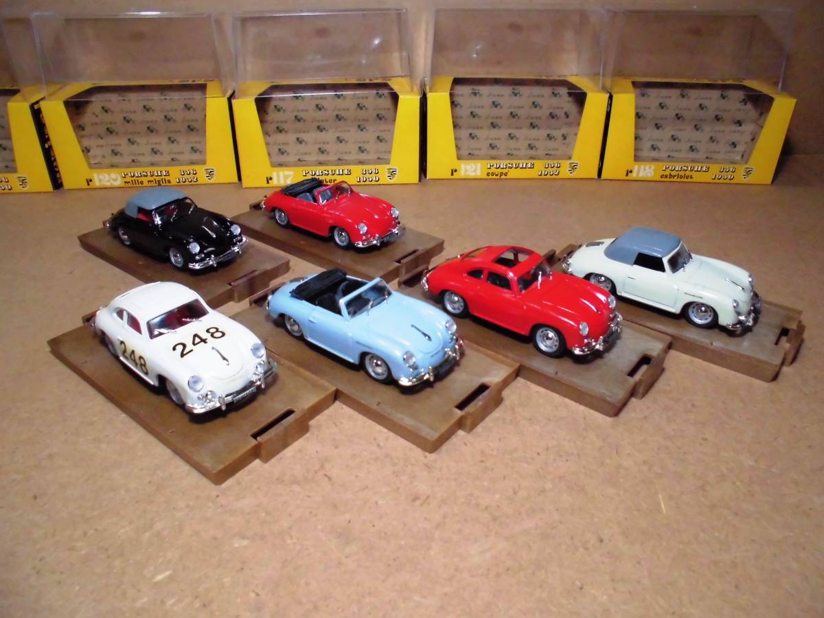  Blum brumm Porsche PORSCHE 356 division cabriolet race car miremi rear coupe cabriolet Roadster 1/43 not yet exhibition 