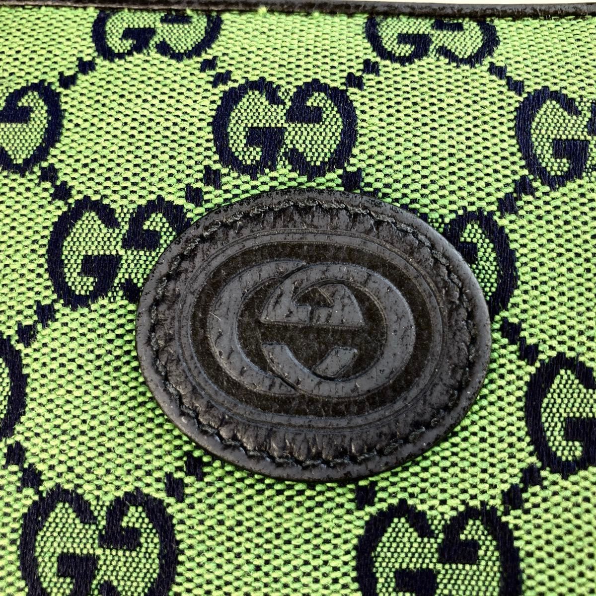 GUCCI グッチ 二つ折り財布 GGキャンバス 小型 コンパクト 軽量 GUCCI グッチ 二つ折り財布 GGキャンバス 小型 コンパクト 軽量