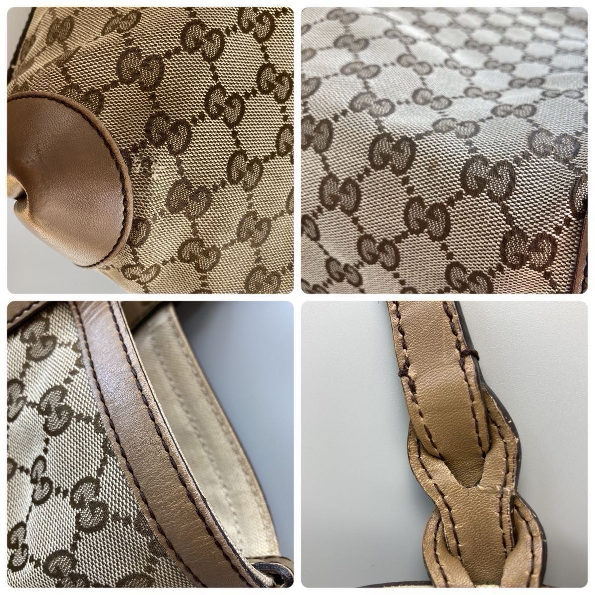 GUCCI グッチ トートバッグ GGキャンバス ポーチ付き レディース GUCCI グッチ トートバッグ GGキャンバス ポーチ付き レディース