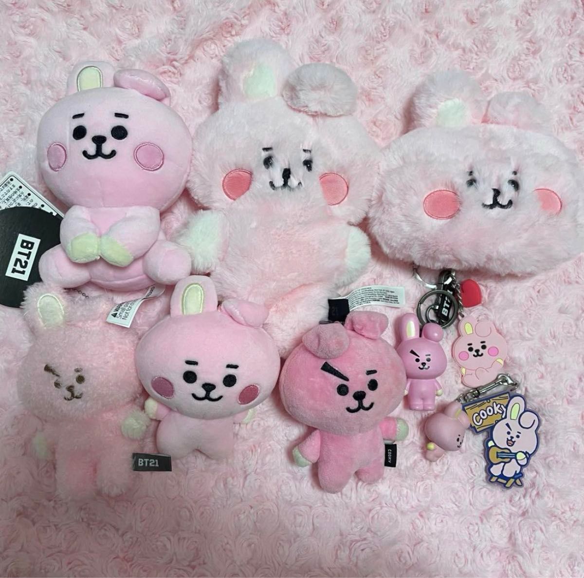 BT21 cooky ジョングク キーホルダー ぬいぐるみ マスコット BT21 cooky ジョングク キーホルダー ぬいぐるみ マスコット