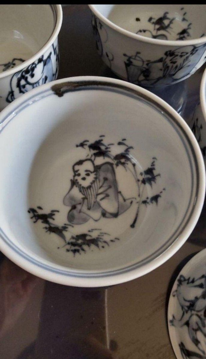 お値下げ 新品 未使用 大野瑞昭 蓋付き 茶碗蒸し 四客 煮物鉢 京 お値下げ 新品 未使用 大野瑞昭 蓋付き 茶碗蒸し 四客 煮物鉢 京