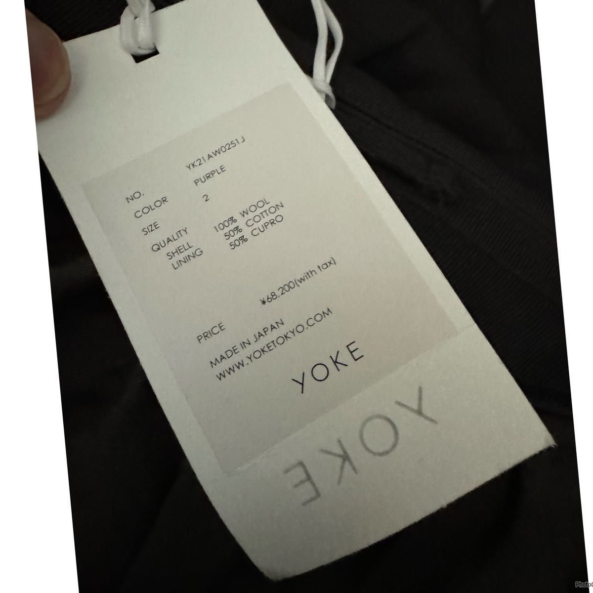定価68200円 YOKE ヨーク 変形ジップ 2 M メンズ デタッチャブル 定価68200円 YOKE ヨーク 変形ジップ 2 M メンズ デタッチャブル
